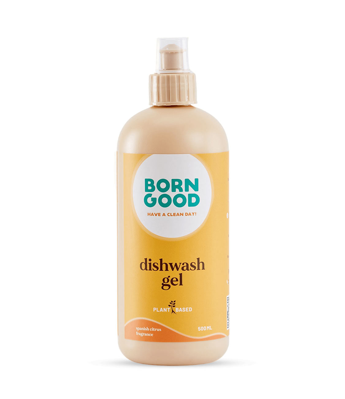 Born Good Plant-based Dishwash Gel - 500ml Bottle