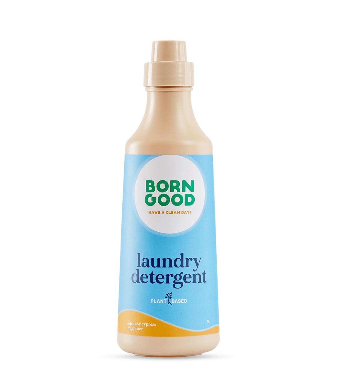 Born Good Plant-based Fragrance Laundry Detergent (Japanese Cypress) - 1 L Bottle