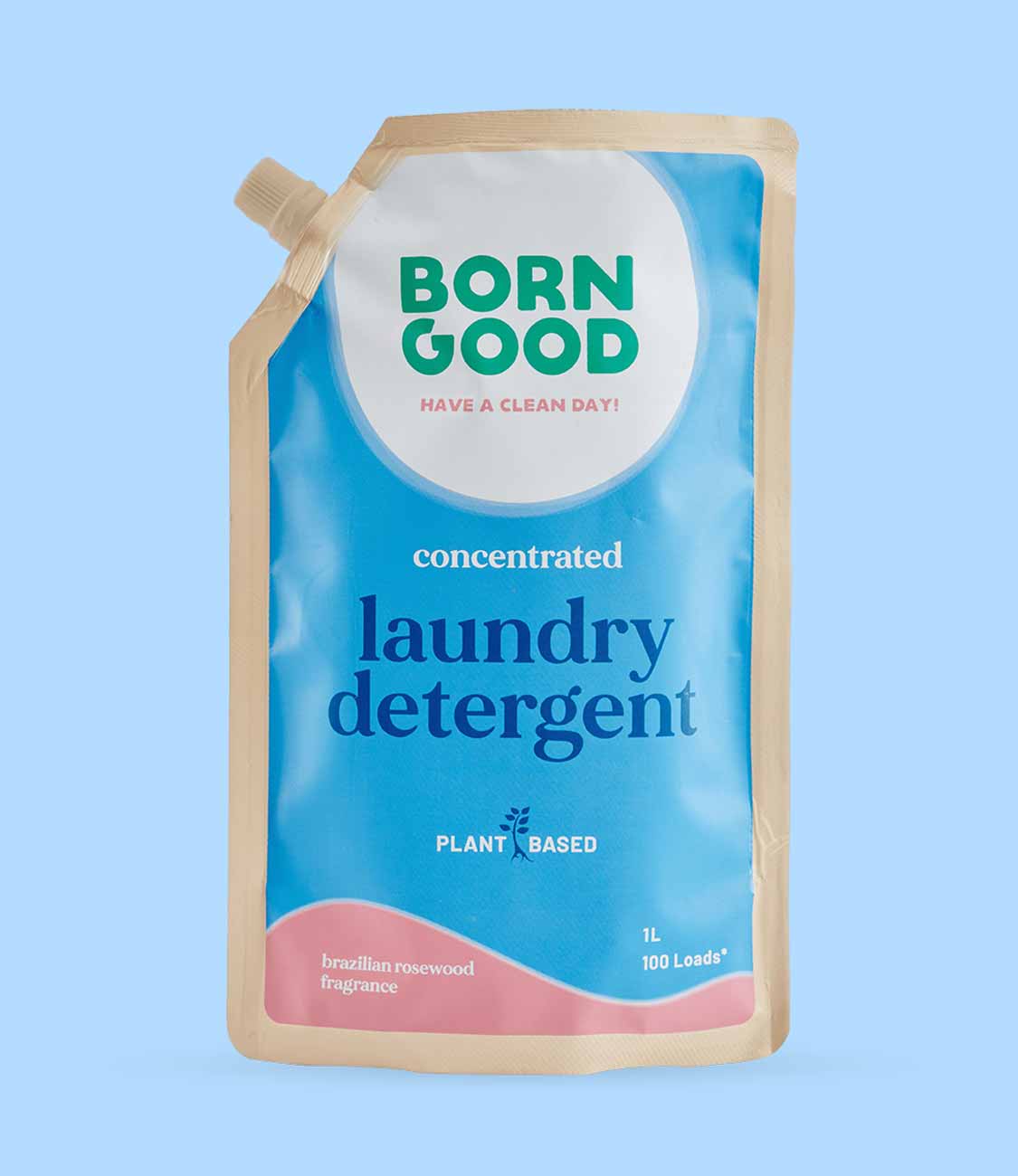 Born Good Plant-based Concentrated Laundry Detergent - 1 L Refill