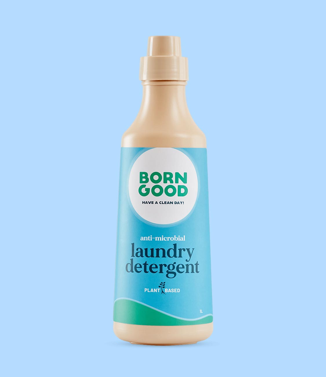 Born Good Plant-based Anti Microbial Laundry Detergent - 1 L Bottle