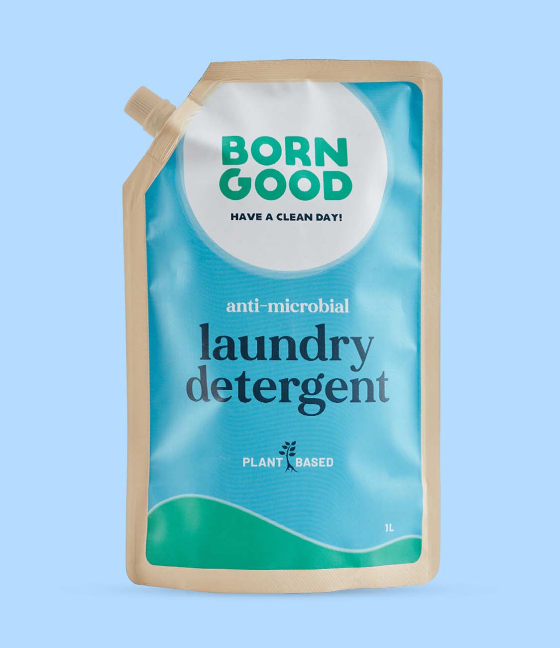 Born Good Plant-based Anti Microbial Laundry Detergent - 1 L Refill