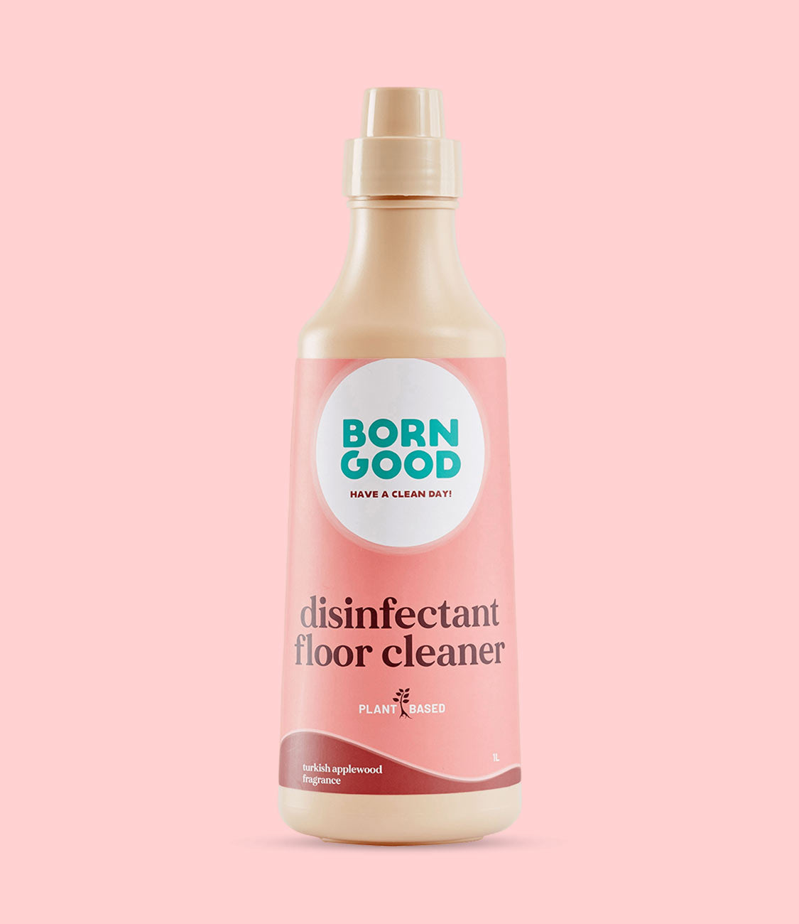 Born Good Plant-based Disinfectant Floor Cleaner - 1 L Bottle