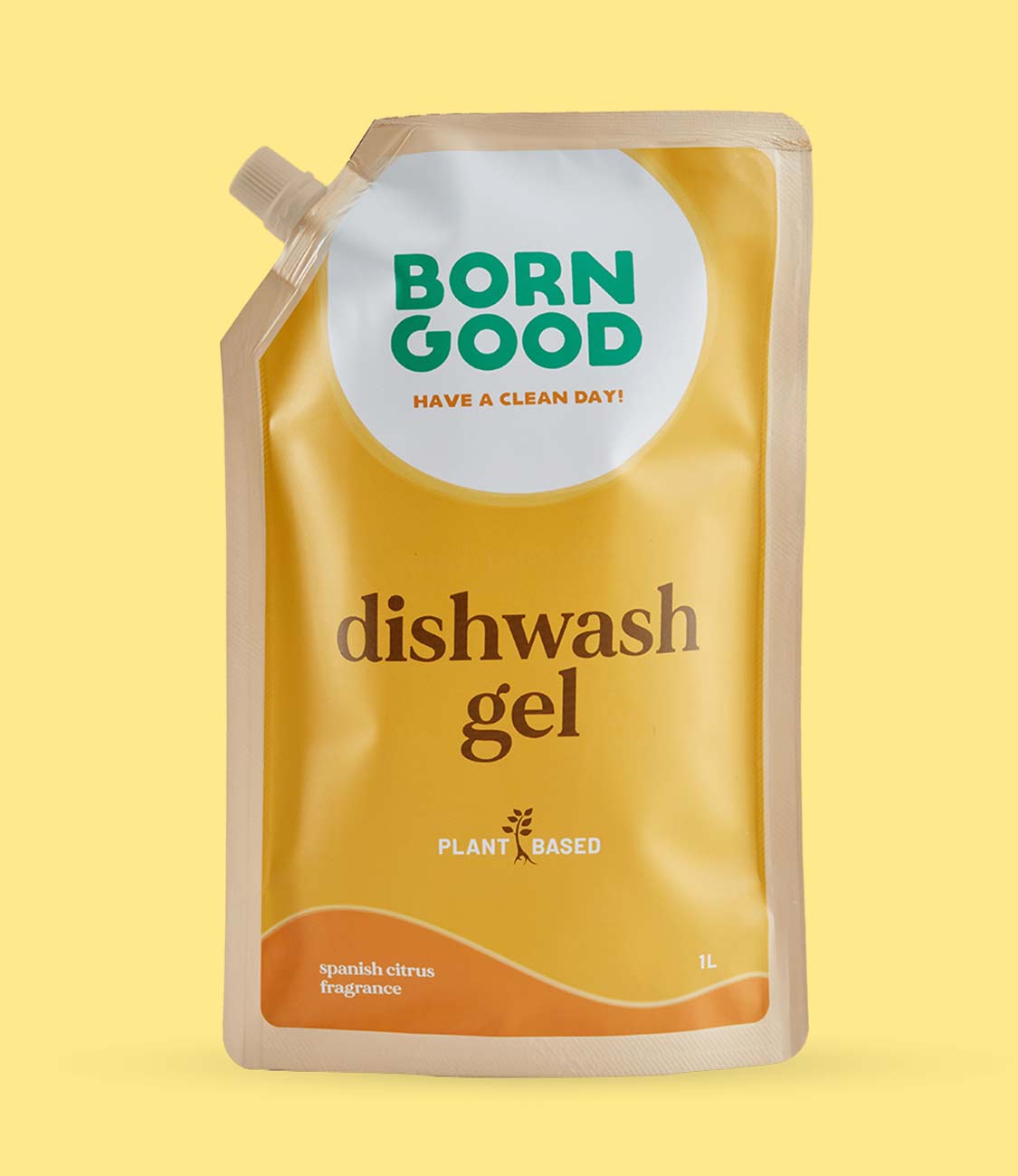 Born Good Plant-based Dishwash Gel - 1 L Refill