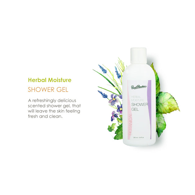 Paul Penders Herbal Moisture Natural Shower Gel | Vegan Shower Gel For Soft & Nourished Skin 250ml