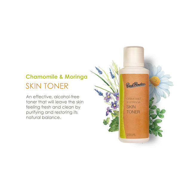 Paul Penders Chamomile & Moringa Skin Toner & Cleanser For Restoring Skin's Natural Balance 150ml