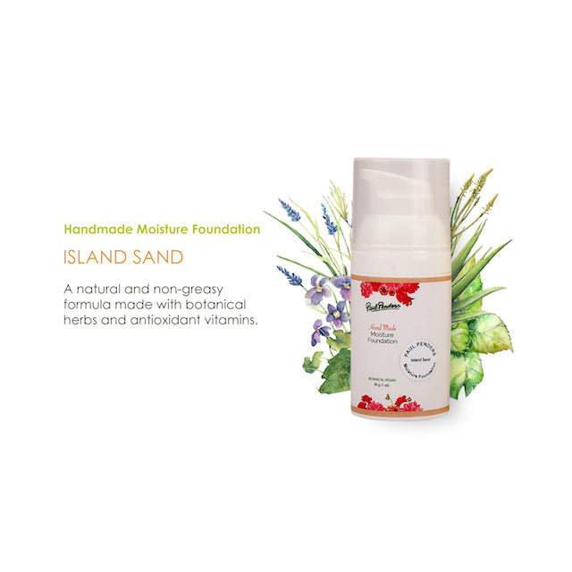 Paul Penders Hand Made Moisture Cream Foundation For A Natural Cover - Island Sand 30g