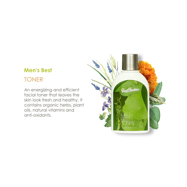 Paul Penders Botanical Men's Best Toner For Restoring Skin's Natural Balance 125ml