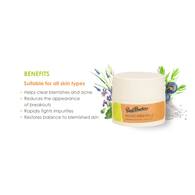 Paul Penders Magic Minerals Treatment For Acne & Blemishes 3g