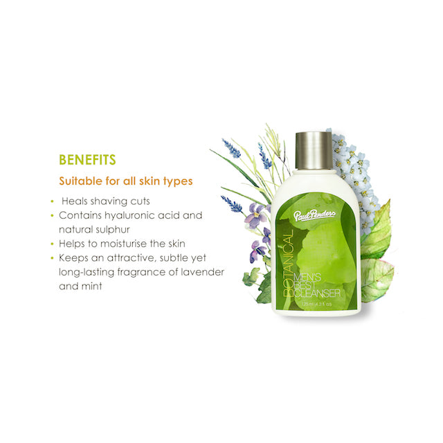 Paul Penders Botanical Men's Best Cleanser For Deep Cleansing 125ml