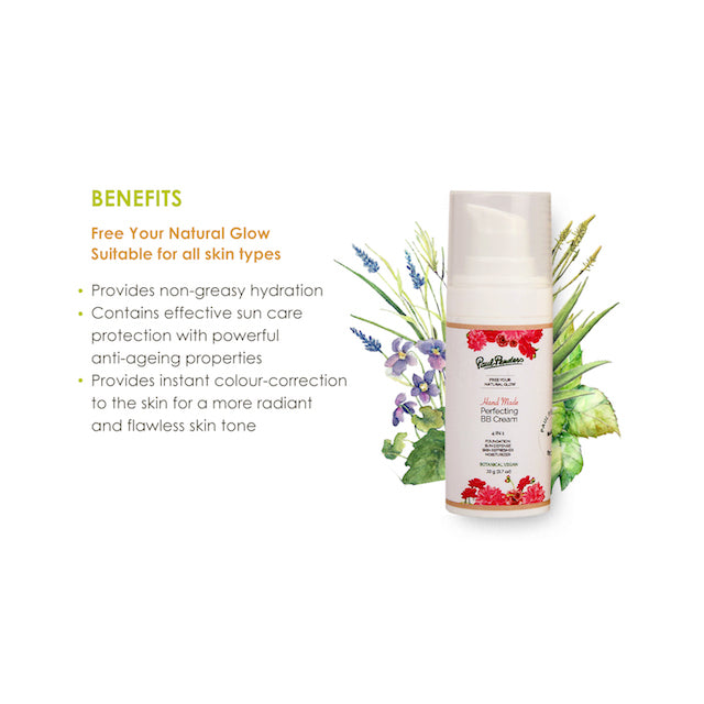 Paul Penders Hand Made Perfecting BB Cream | Free Your Natural Glow 4 IN 1 Vegan Special Care BB Cream - Medium 20g