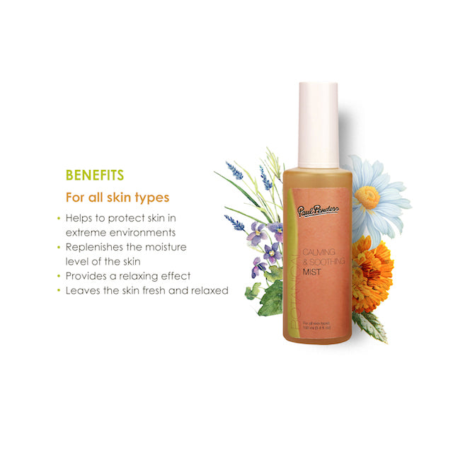 Paul Penders Calming & Soothing Face Mist For Skin Moisture Replenishment 100ml