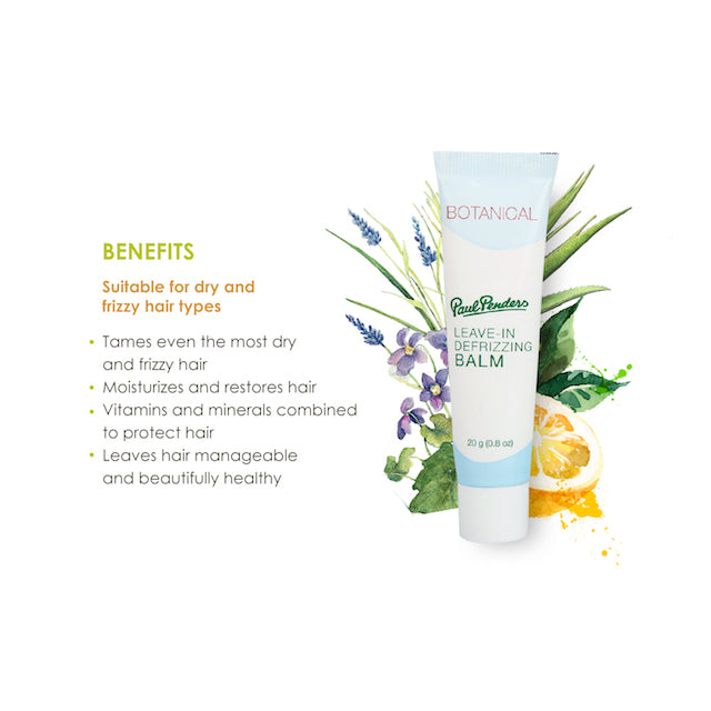 Paul Penders Leave-in Defrizzing Balm To Tame Flyaway & Frizzy Hair 20g