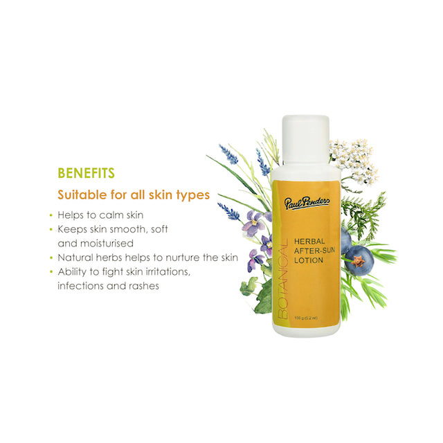 Paul Penders Herbal After-Sun Lotion Sun Screen | For Skin Repair After Prolonged Sun Exposure 150ml