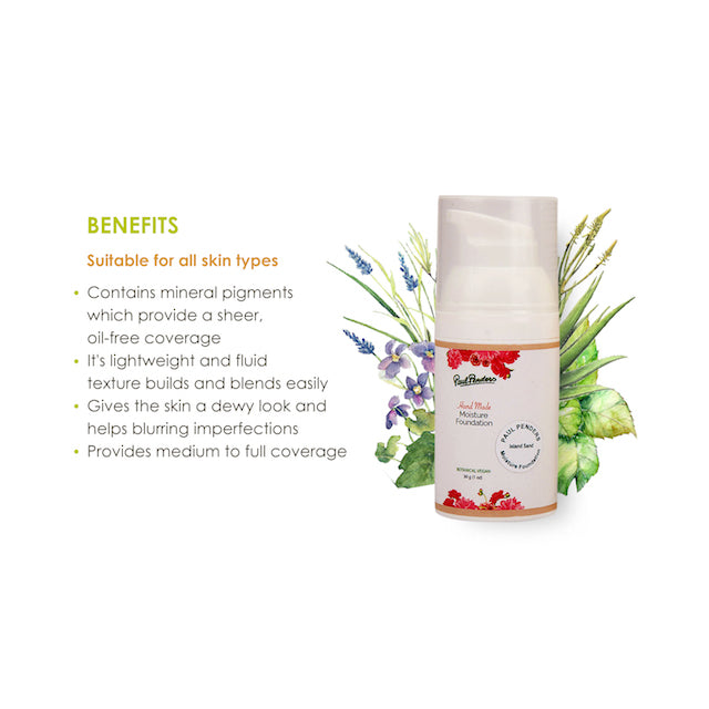 Paul Penders Hand Made Moisture Cream Foundation For A Natural Cover - Island Sand 30g
