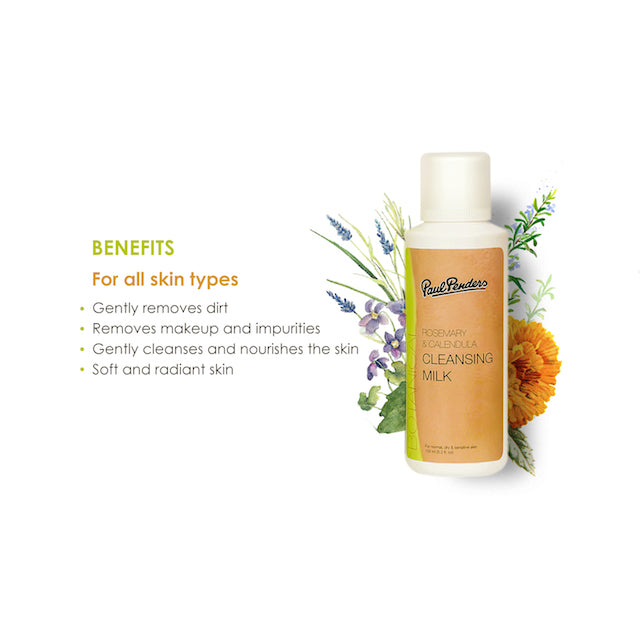 Paul Penders Rosemary & Calendula Cleansing Milk Cleanser For Deep Cleansing 150ml