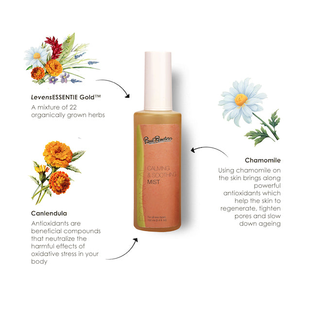 Paul Penders Calming & Soothing Face Mist For Skin Moisture Replenishment 100ml