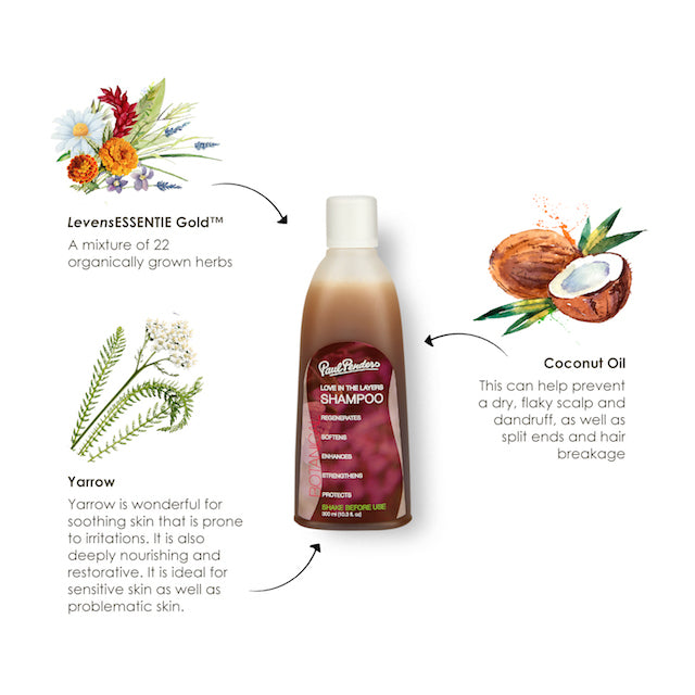 Paul Penders Love in the Layers Natural Shampoo For Soft, Shiny & Fuller Hair | Anti-Dandruff & Scalp Treatment 300ml