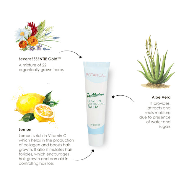 Paul Penders Leave-in Defrizzing Balm To Tame Flyaway & Frizzy Hair 20g