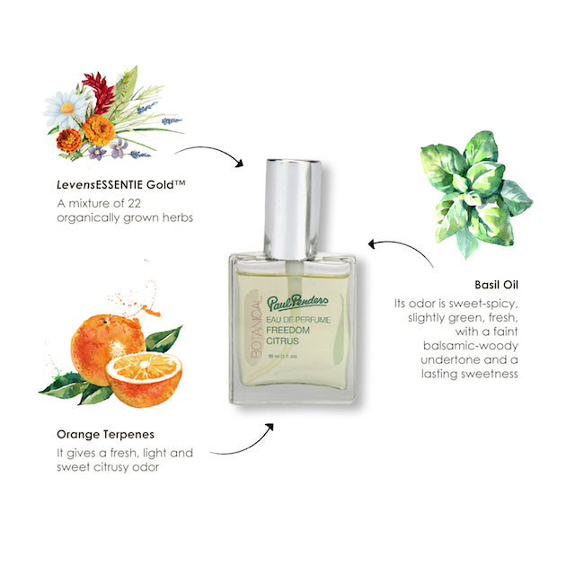 Paul Penders Eau De Perfume Freedom (Citrus Floral Zests) | Fruity Citrus & Fresh Floral Notes 30ml