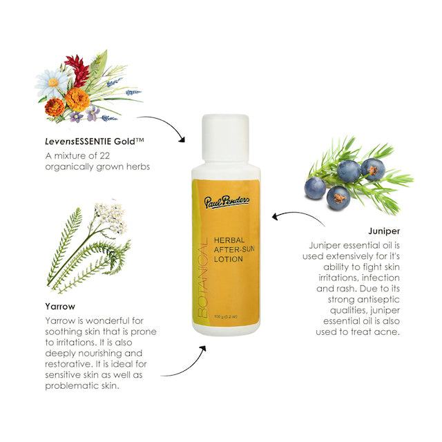 Paul Penders Herbal After-Sun Lotion Sun Screen | For Skin Repair After Prolonged Sun Exposure 150ml
