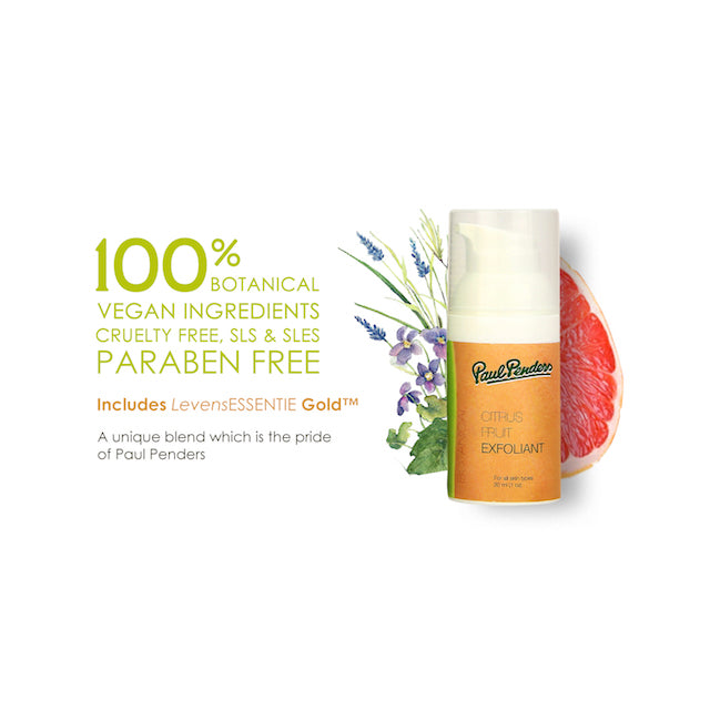 Paul Penders Citrus Fruit Exfoliant | AHA Face Scrub For Unclogging Pores To Reveal Smooth & Healthy Skin | Whitening Effect 30ml