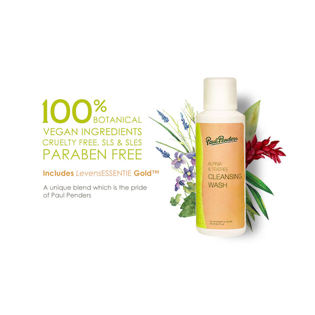 Paul Penders Alpinia & Teatree Cleansing Face Wash For Treating Acne & Blemishes | Effective Face Cleanser 150ml
