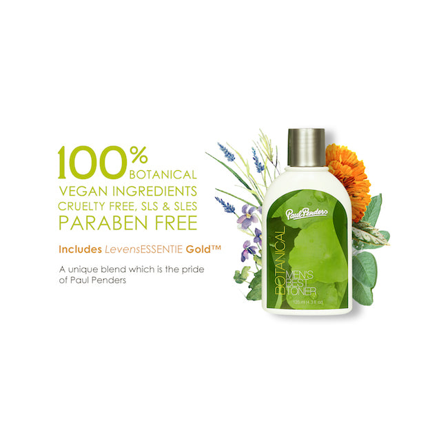 Paul Penders Botanical Men's Best Toner For Restoring Skin's Natural Balance 125ml