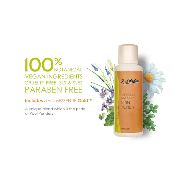 Paul Penders Chamomile & Moringa Skin Toner & Cleanser For Restoring Skin's Natural Balance 150ml