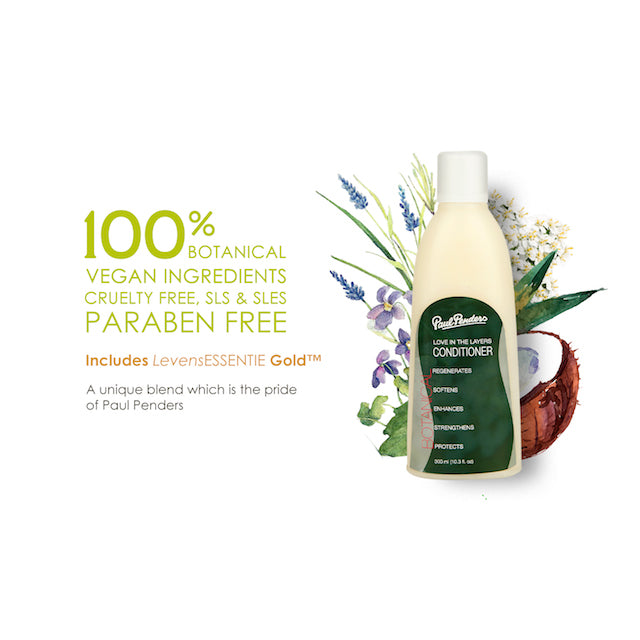 Paul Penders Love in the Layers Natural Conditioner For Soft, Shiny & Fuller Hair | Damaged Hair Repair & Treatment 300ml