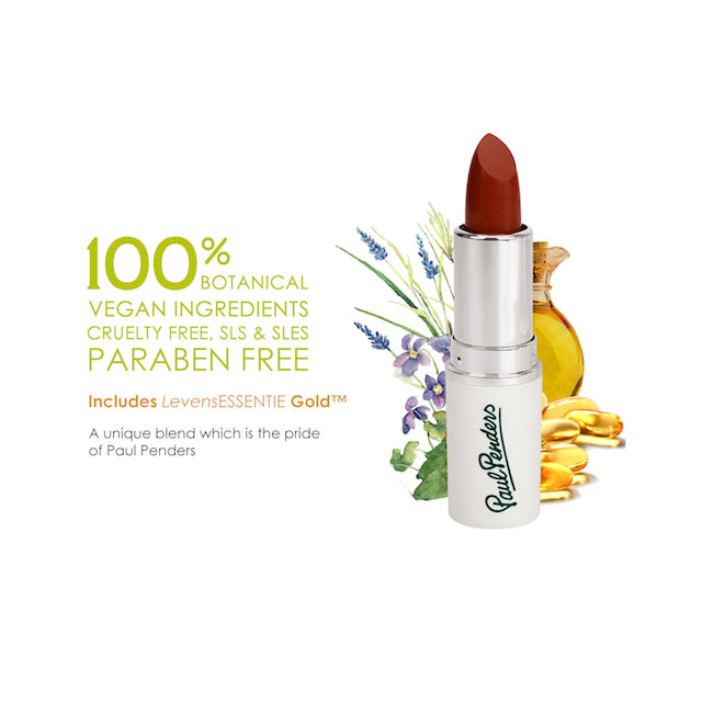 Paul Penders Hand Made Natural Cream Lipstick For A Natural Look | Moisture Rich Colour - Mulberry 4g