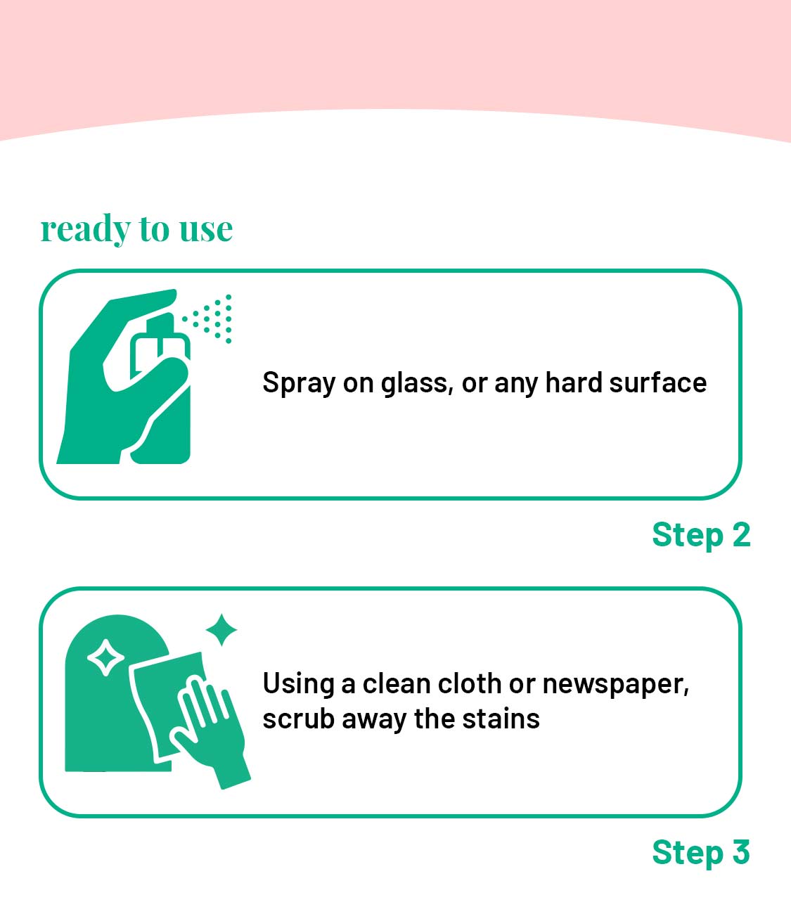 Born Good Plant-based Glass & Multi-Surface Cleaner Concentrate Kit (Makes 1 L)