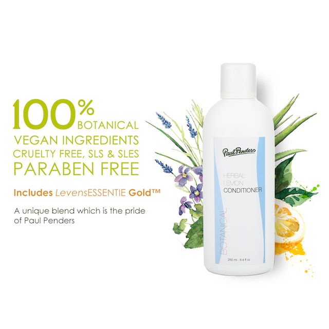 Paul Penders Herbal Lemon Natural Conditioner For Detangling With Light-Weight Formula For Silky Smooth Hair 250ml