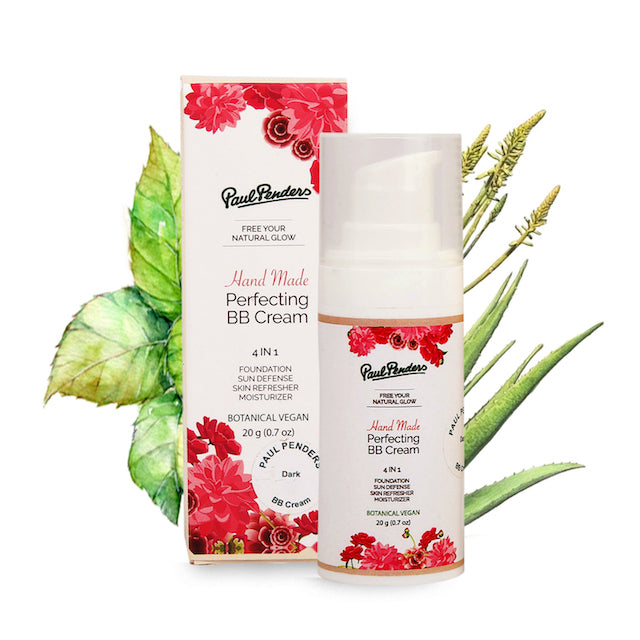 Paul Penders Hand Made Perfecting BB Cream | Free Your Natural Glow 4 IN 1 Vegan Special Care BB Cream - Dark 20g