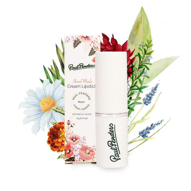 Paul Penders Hand Made Natural Cream Lipstick For A Natural Look | Moisture Rich Colour - Maple 4g