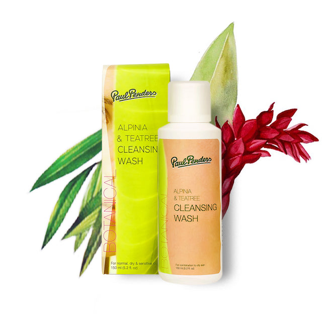 Paul Penders Alpinia & Teatree Cleansing Face Wash For Treating Acne & Blemishes | Effective Face Cleanser 150ml