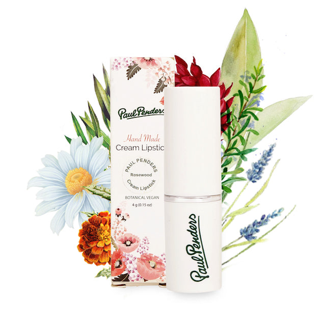 Paul Penders Hand Made Natural Cream Lipstick For A Natural Look | Moisture Rich Colour - Rosewood 4g