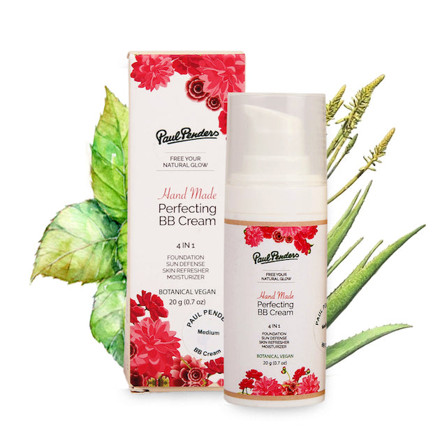 Paul Penders Hand Made Perfecting BB Cream | Free Your Natural Glow 4 IN 1 Vegan Special Care BB Cream - Medium 20g