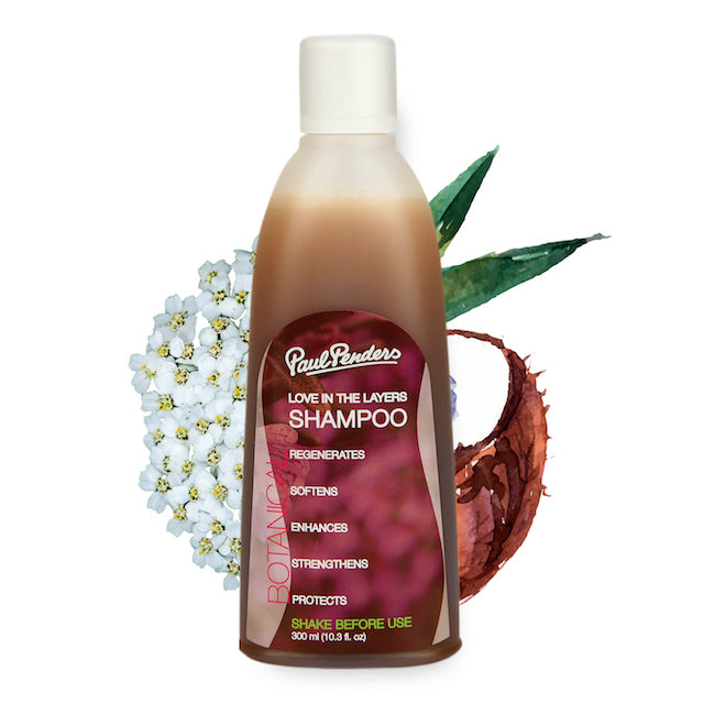 Paul Penders Love in the Layers Natural Shampoo For Soft, Shiny & Fuller Hair | Anti-Dandruff & Scalp Treatment 300ml