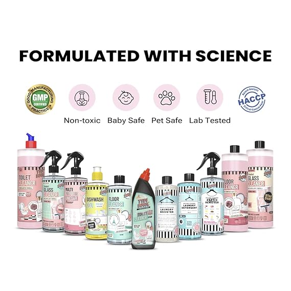 SOVI Laundry Liquid Detergent for Front Load and Top Load Washing Machine Safe with Bio Enzymes, Eco-Friendly, Biodegradable, Child Safe, The Clean Scent