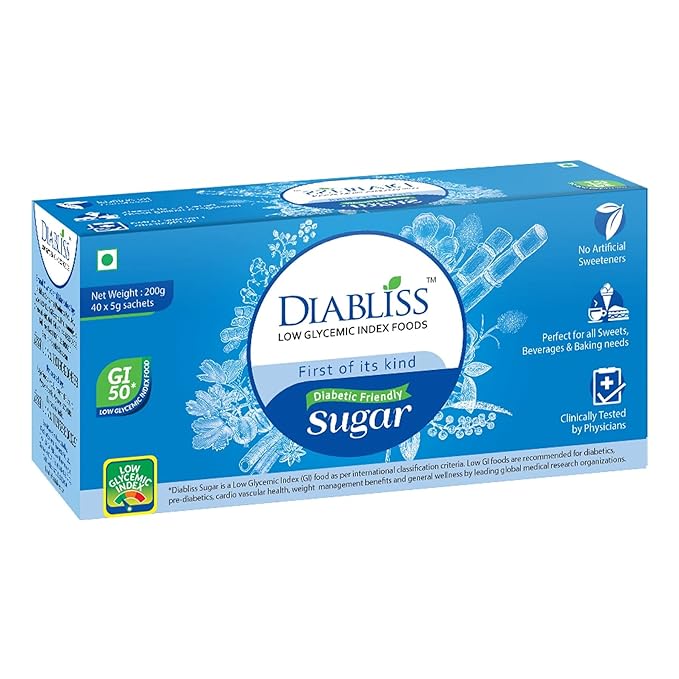 Diabliss Herbal Water for Blood Glucose Management - Sugar 40 x 5g Sachet Box pack of 4 - Lemon Tea 30 x 10g Sachet Box pack of 2 - Low Glycemic Index (GI) Diabetic Friendly