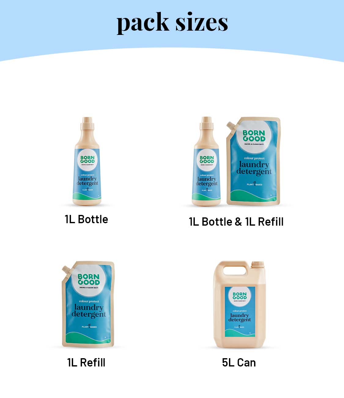 Born Good Plant-based Colour Protect Laundry Detergent - 5 L Can