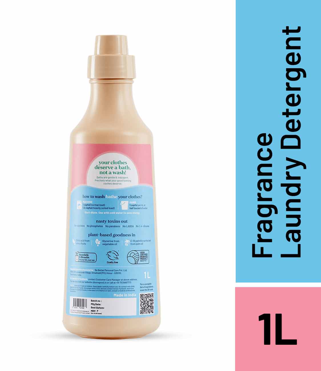 Born Good Plant-based Colour Protect Laundry Detergent - 1 L Bottle