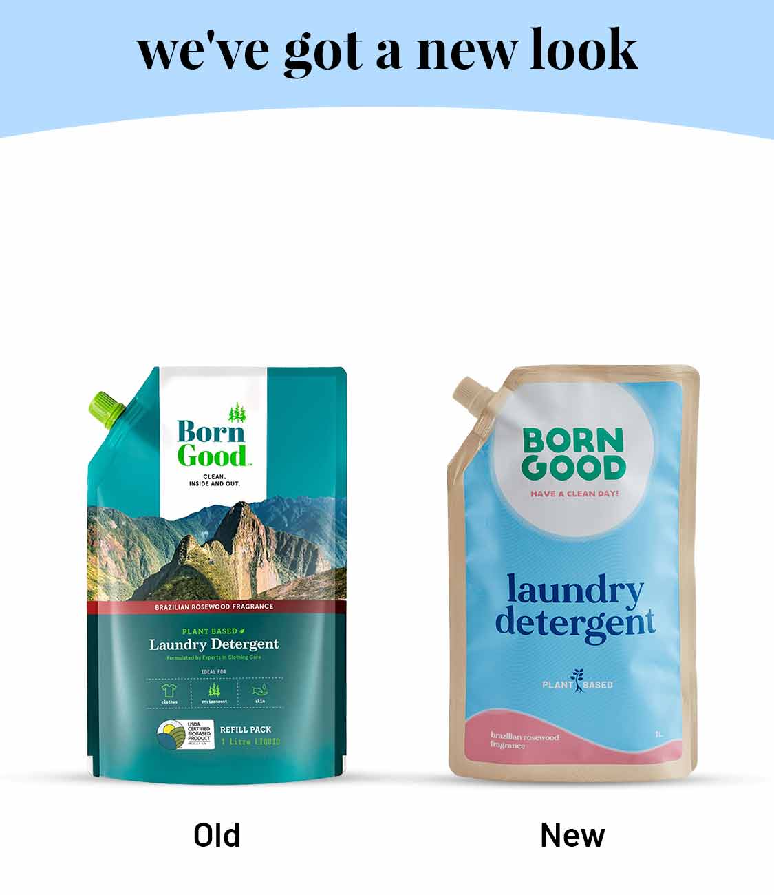 Born Good Plant-based Colour Protect Laundry Detergent - 1 L Refill