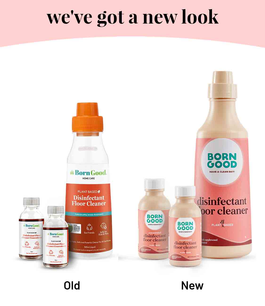 Born Good Plant-based Concentrated Floor Cleaner Kit (Makes 1 L)