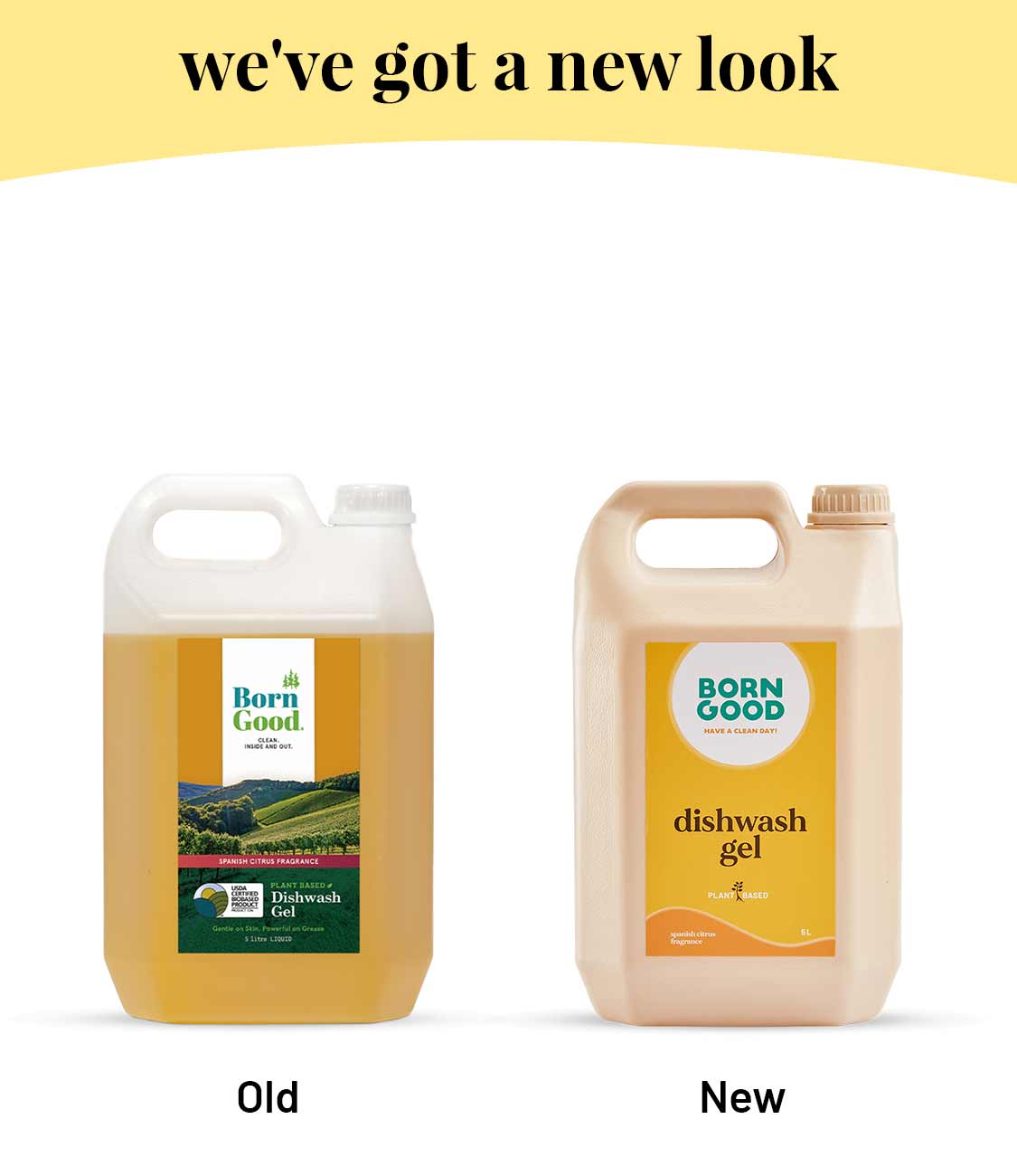 Born Good Plant-based Dishwash Gel - 5 L Can