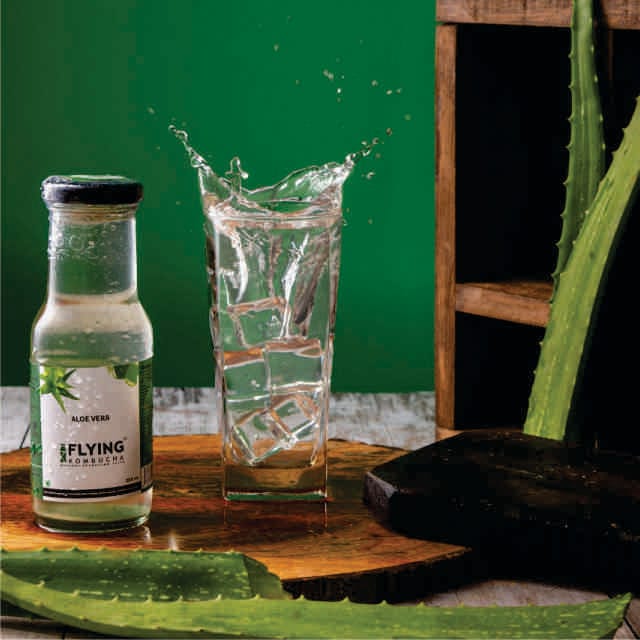 Flying Kombucha Aloevera Kombucha Natural Sparkling Juice - 200ml