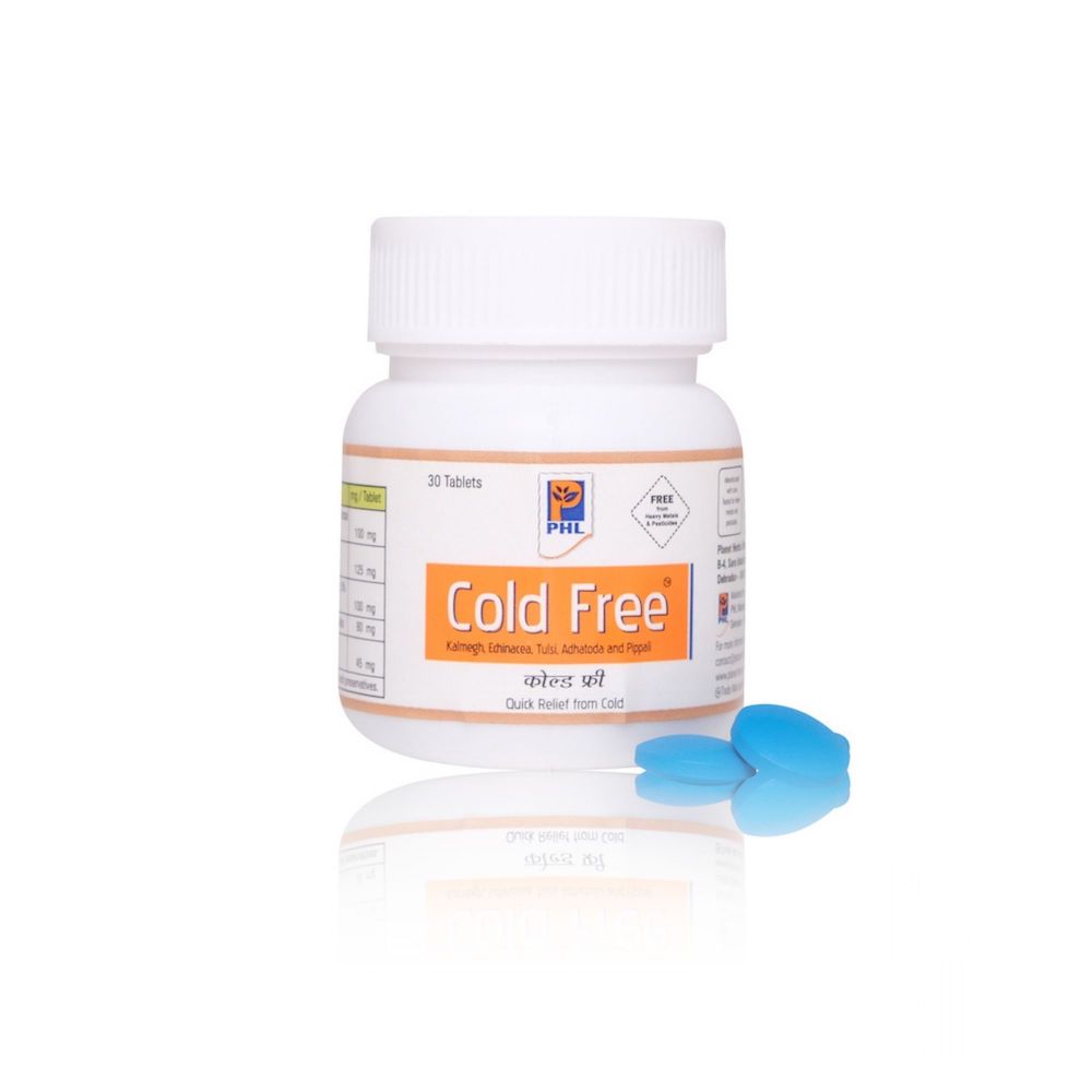 PHL Cold Free Tablets (Pack of 30 Tablets)