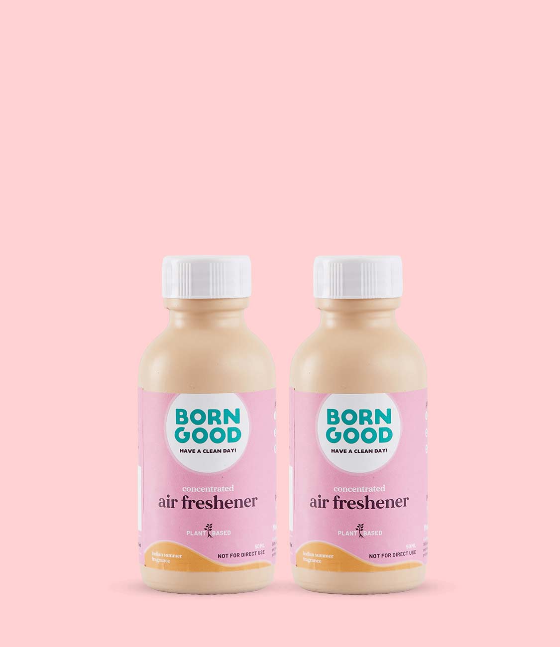 Born Good Plant-based Air Freshener (Indian Summer) Concentrate 50ml x 2 (Makes 1 L)