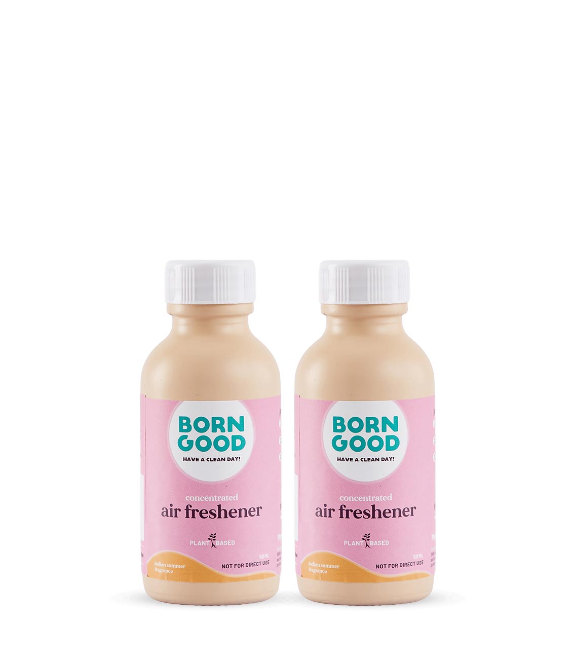Born Good Plant-based Air Freshener (Indian Summer) Concentrate 50ml x 2 (Makes 1 L)