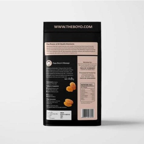 THE BOYO Salted Raisin - Himalayan Pink Salt Fried with Light Salt 250g Long and Golden Kismish Gluten Free, MSG Free, Antioxidant Rich, Calcium, Low Cholesterol, High Protein, Immunity Booster